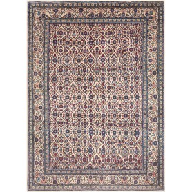 Tappeto Kashan Persia Floreale Crema Rosso 240x330 Cm