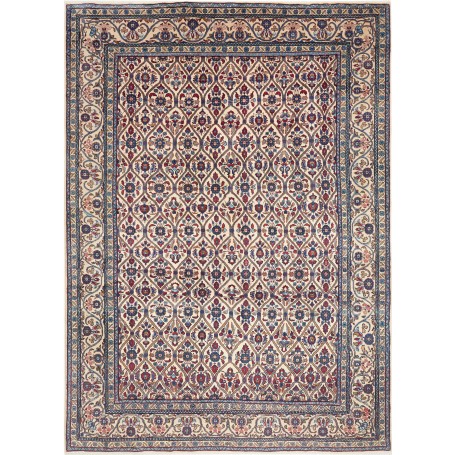 Tappeto Kashan Persia Floreale Crema Rosso 240x330 Cm