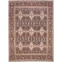 Tappeto Kerman Persia Floreale Blu Notte Celeste 293x400 Cm