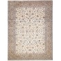 Tappeto Kashan Kork Persia Floreale Crema Blu 293x383 Cm