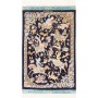 Tappeto Ghom Seta Persia Floreale Blu Notte Multicolore 58x9