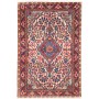 Tappeto Medaglione Crema Rosso 72x110 Cm