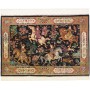 Tappeto Ghom Seta Persia Floreale Nero Colori Vivaci 80x115