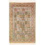 Tappeto Ghom Seta Persia Floreale Beige Oro 97x152 Cm