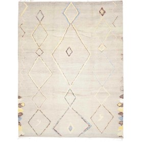 Tappeto Berbero Persia Astratto Grigio Giallo 240x3
