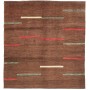 Tappeto Gabbeh Fine Persia Astratto Marrone Rosso 220x234 Cm