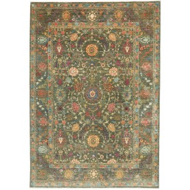 Tappeto Shahi Fine Pakistan Floreale Verde Policromo 206x297