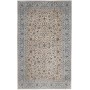 Tappeto Kashan Persia Floreale Crema Azzurro 305x505 Cm