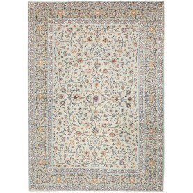 Tappeto Kashan Persia Floreale Verde Chiaro Policromo 260x37