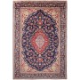 Tappeto Nadjafabad Persia Medaglione Blu Rosso 280x406 Cm