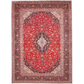 Tappeto Ardakan Persia Medaglione Rosso Blu 298x413 Cm