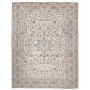 Tappeto Kashan Persia Medaglione Avorio Blu 295x382 Cm