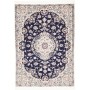 Tappeto Nain 6la Persia Blu Notte Crema 85x123 cm
