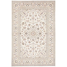 Tappeto Kashan Persia Crema Blu 194x296 cm