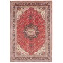 Tappeto Tabriz Persia Rosso Corallo Blu Navy 200x297 cm