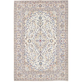 Tappeto Kashan Persia Avorio Blu 195x293 cm