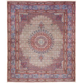 Tappeto Moud Persia Crema Rosso Bordeaux 256x304 cm