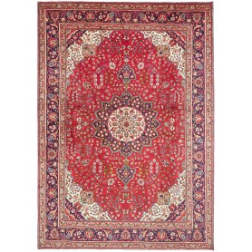 Tappeto Tabriz Persia Rosso Blu Scuro 230x328 cm