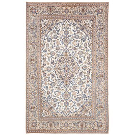 Tappeto Kashan Persia Crema Blu 194x318 cm