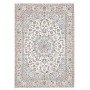 Tappeto Nain 9la Persia Bianco Crema Azzurro 246x346 cm