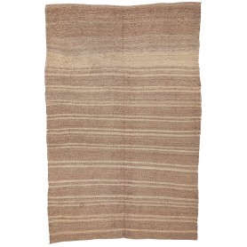 Tappeto Kilim Vintage Persia Marrone Tenue Beige Sabbia 160x