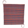 Tappeto Kilim Vintage Persia Rosso Terracotta Blu Indaco 170