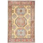 Tappeto Kazak Co Afgahnistan Giallo Caldo Rosso Terracotta 9