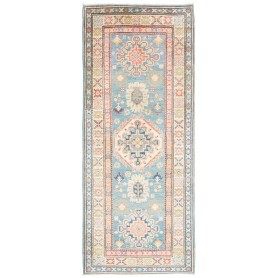 Tappeto Kazak Co Afgahnistan Azzurro Polvere 82x200 cm