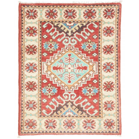 Tappeto Kazak Co Afgahnistan Rosso Terracotta 60x77 cm