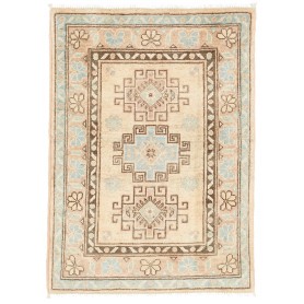 Tappeto Kazak Co Afgahnistan Crema Azzurro 63x87 cm