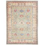 Tappeto Kazak Co Afgahnistan Verde Salvia Rosso 199x281 cm