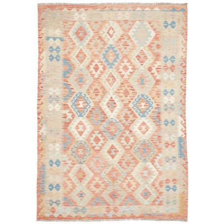 Tappeto Killim Afgahnistan Corallo Azzurro Polvere 173x249 c