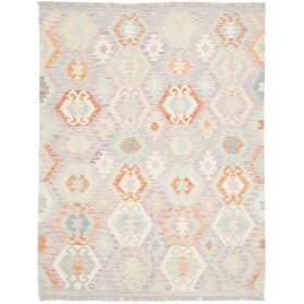 Tappeto Killim Afgahnistan Lavanda Azzurro Pastello 150x197