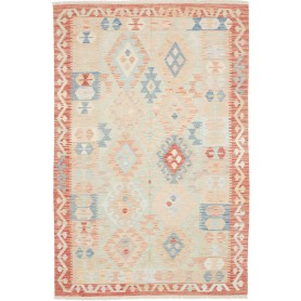 Tappeto Killim Afgahnistan Beige Terracotta 127x190 cm