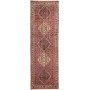Bidjar Persia Geometrico Rosso Blu Scuro 77x248 Cm