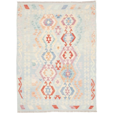 Tappeto Killim Afgahnistan Azzurro Cielo 127x174 cm