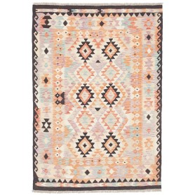 Tappeto Killim Afgahnistan Multicolore Pastello arancio Lill