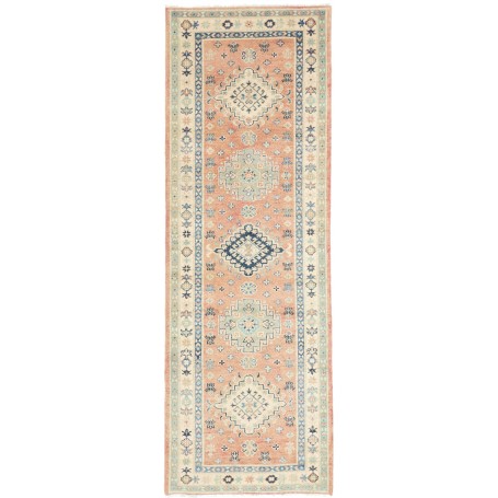 Tappeto Kazak Co Afgahnistan Pesca Blu Cielo 82x243 cm