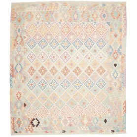 Tappeto Killim Afgahnistan Multicolore Pastello 259x297 cm