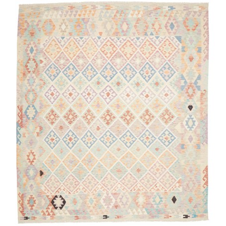 Tappeto Killim Afgahnistan Multicolore Pastello 259x297 cm