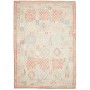 Tappeto Killim Afgahnistan Azzurro Polvere Terracotta 247x34