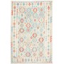 Tappeto Kilim Afghanistan Crema Azzurro 201x297 cm