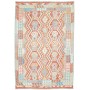 Tappeto Kilim Afghanistan Terracotta Acquamarina 204x296 cm