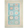 Tappeto Kilim Afghanistan Turchese Corallo 203x297 cm