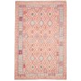 Tappeto Kilim Afghanistan Corallo Beige 199x299 cm