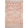 Tappeto Kilim Afghanistan Terracotta Azzurro 200x302 cm