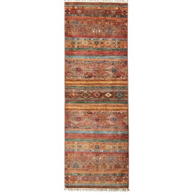 Tappeto Samarkand Pakistan Terracotta Arancio Bruciato 82x24