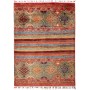 Tappeto Samarkand Pakistan Rosso Blu 82x123 cm