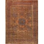 Tappeto Mamlouk Pakistan Geometrico Terracotta Blu 146x200 c