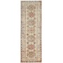 Tappeto Kazak Fine Pakistan Astratto Crema Blu 83x257 cm